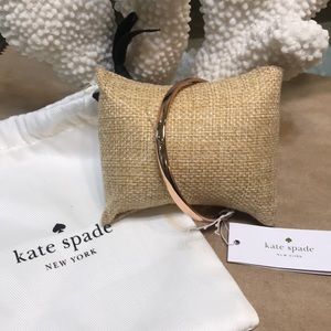 Rose gold Kate spade bangle bracelet